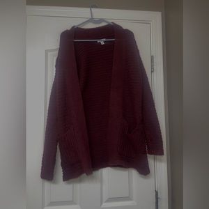 Maroon Cardigan